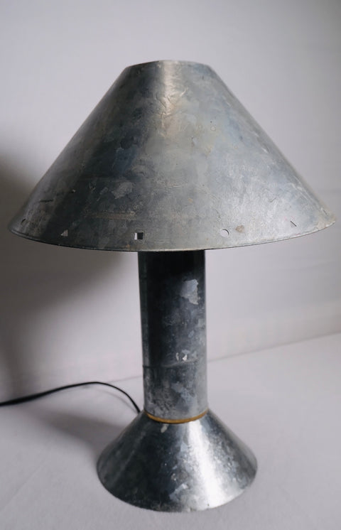 “Ron Rezek” Vintage Zinc Table Lamp