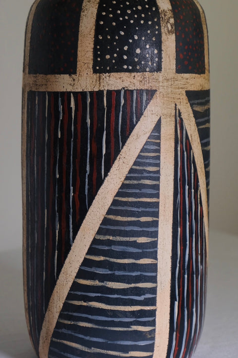 Hand Painted Tribal Vase (Amerikkka version)