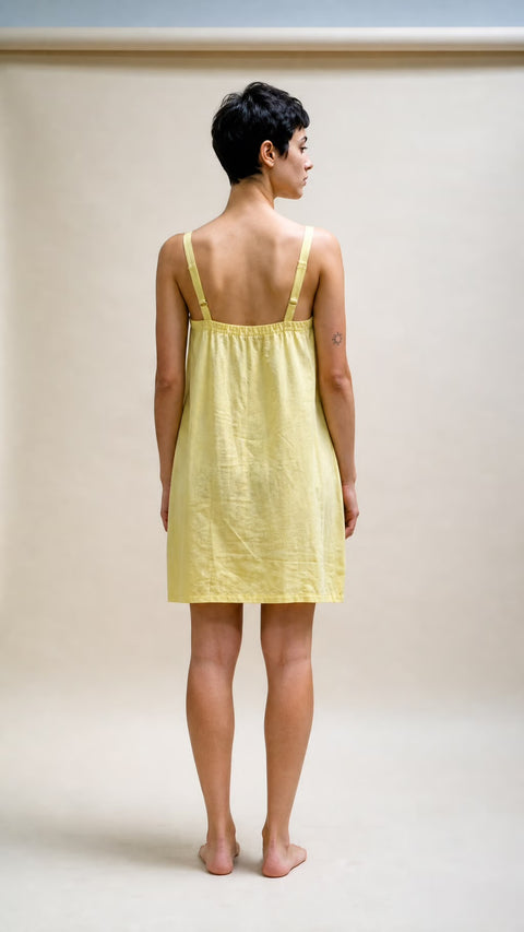 Vintage/Antique Yellow Slip Dress