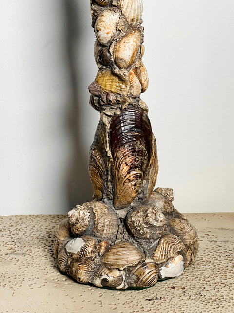 Shell Encrusted Candlesticks (Vintage)