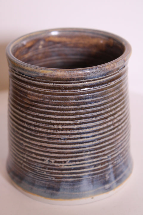 Volcanic Black Studio Vase