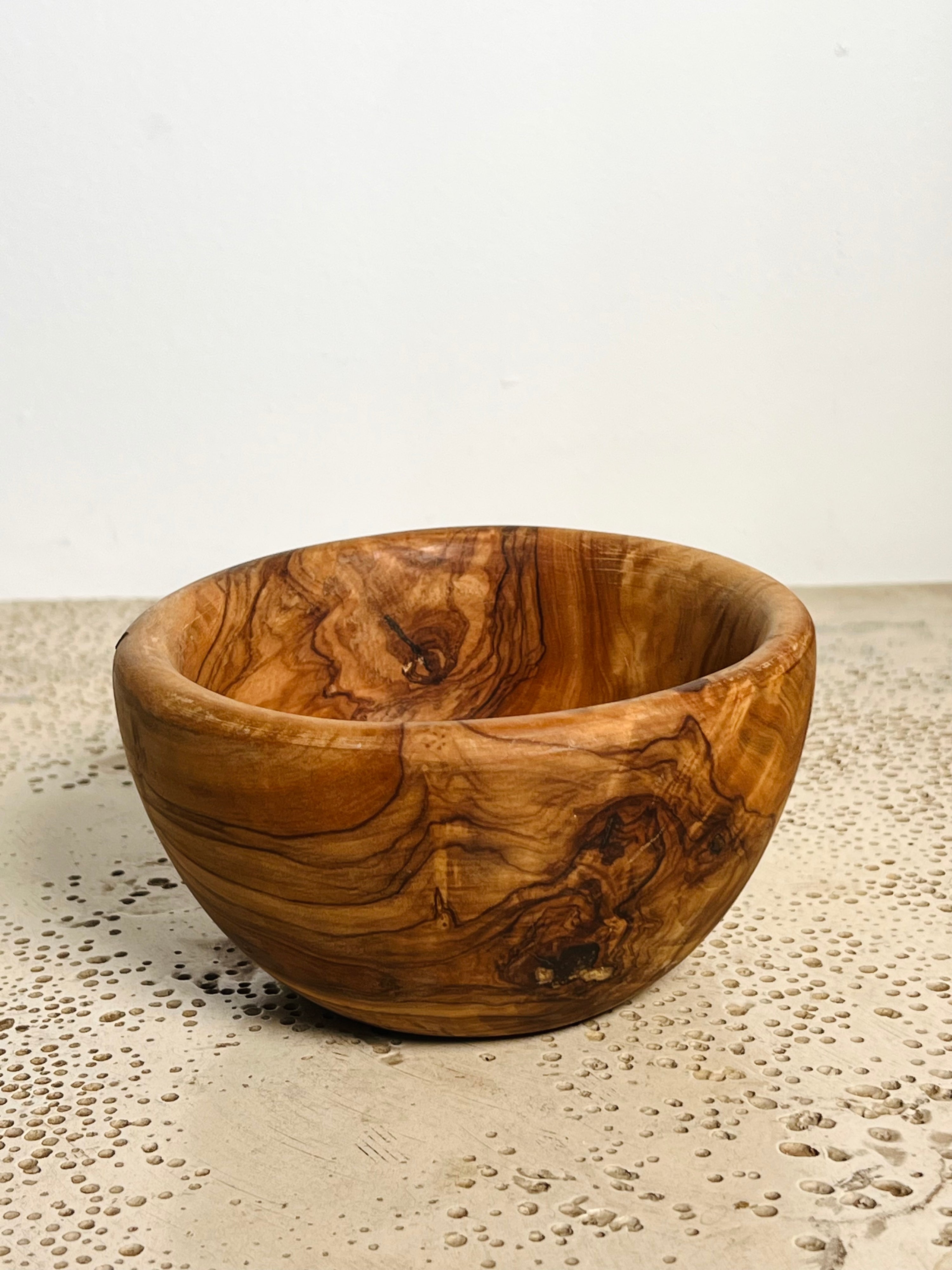 Tunisian Olive Wood Bowl (Vintage)