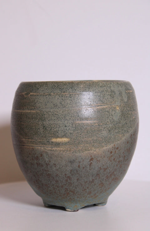 Blue-Green Studio Pottery Bowl | Artisan Ceramic