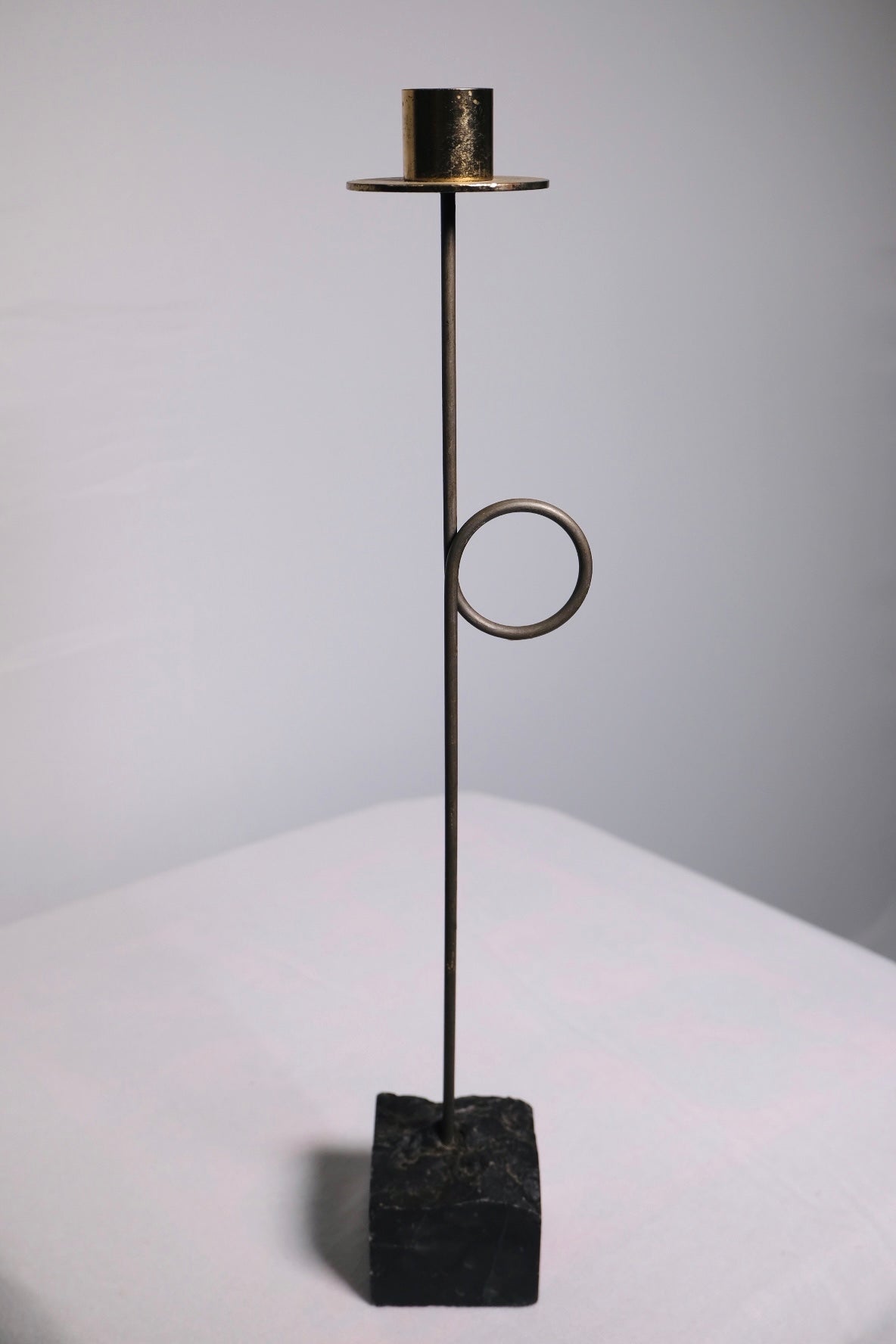 1980s IKEA Brutalist Postmodern Candlestick (Vintage)