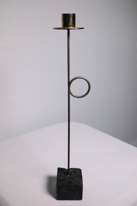 1980s IKEA Brutalist Postmodern Candlestick (Vintage)