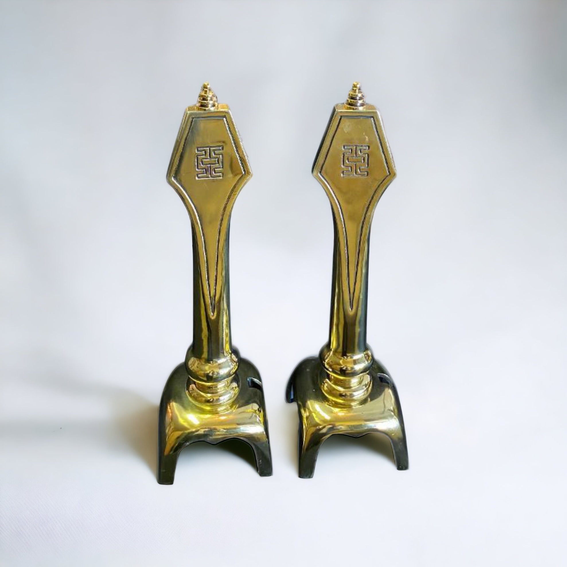 Art Deco Style Chenets (Pair)