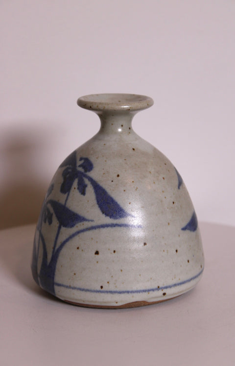 Signed Palm Tree Studio Pottery Bud Vase