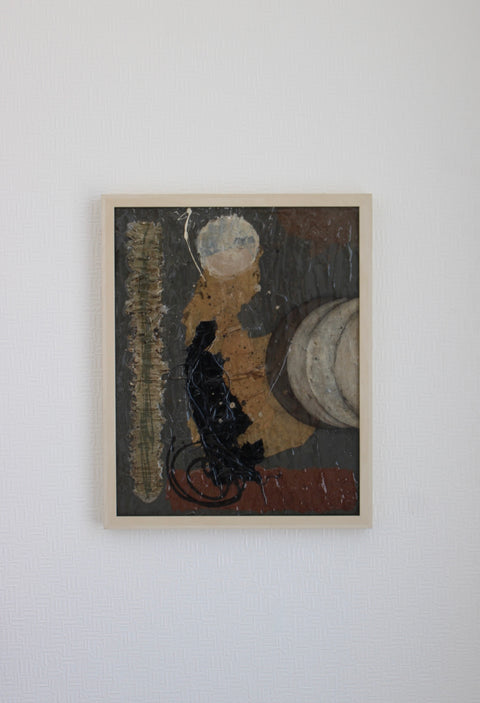 Angela Dickerson Nocturne Vessel Study Original Framed Artwork