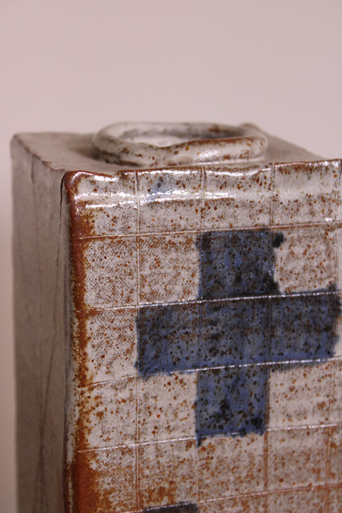 Abstract Geometric Studio Pottery Vase