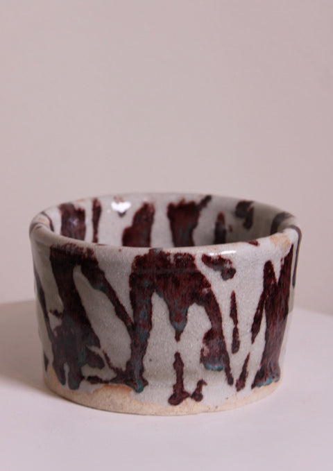 Vintage Oxblood Studio Pottery Bowl