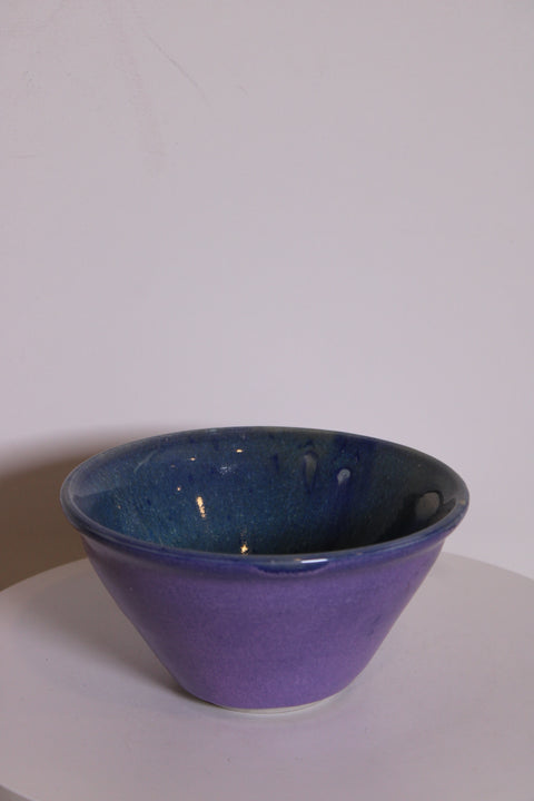 Signed Purple Blue Studio Bowl