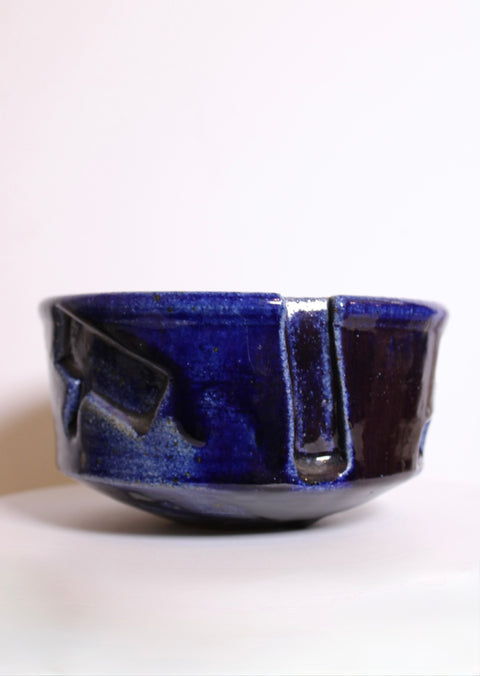 Blue Cobalt Studio Pottery Bowl