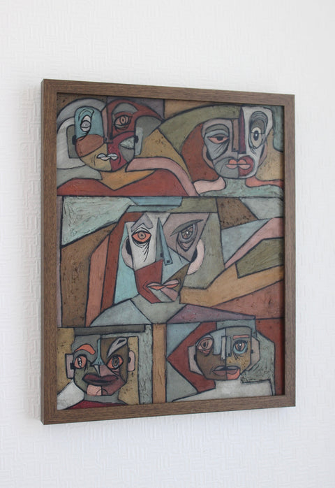Angela Dickerson Four Witnesses Original Framed Artwork