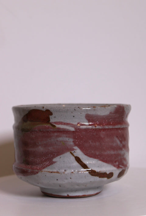 Shino Glazed Studio Pottery Bowl | Hand-Thrown Ceramic