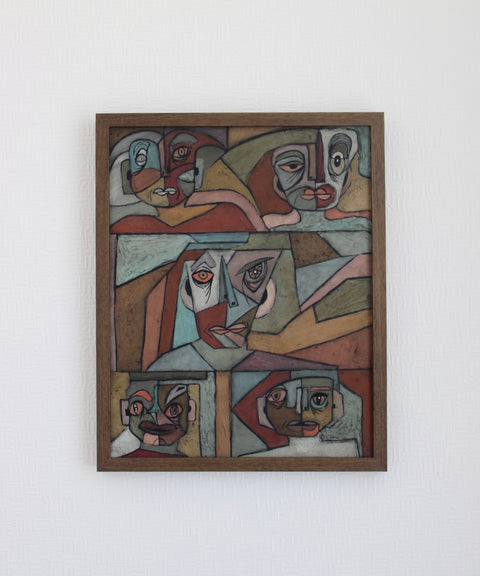 Angela Dickerson Four Witnesses Original Framed Artwork