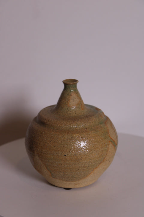Signed Small Studio Pottery Bud Vase | Vintage Ceramic Vase