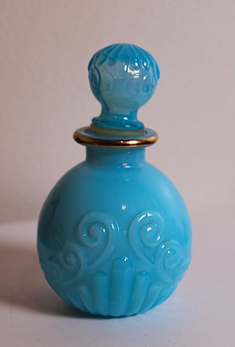 Avon Bristol Blue Imperial Garden Cologne Decanter