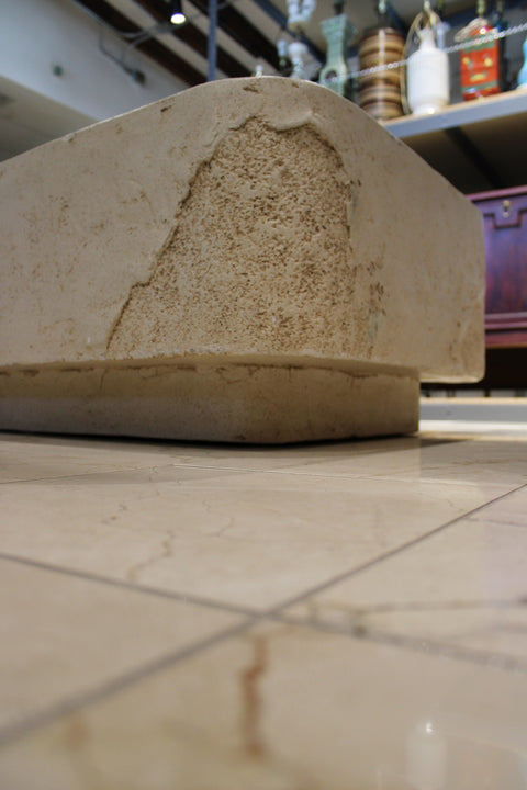 Monumental Plaster Block Coffee Table