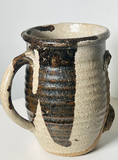 Stoneware Neutral Portrait Man Mug