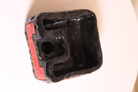 Abstract Studio Pottery Covered Box
