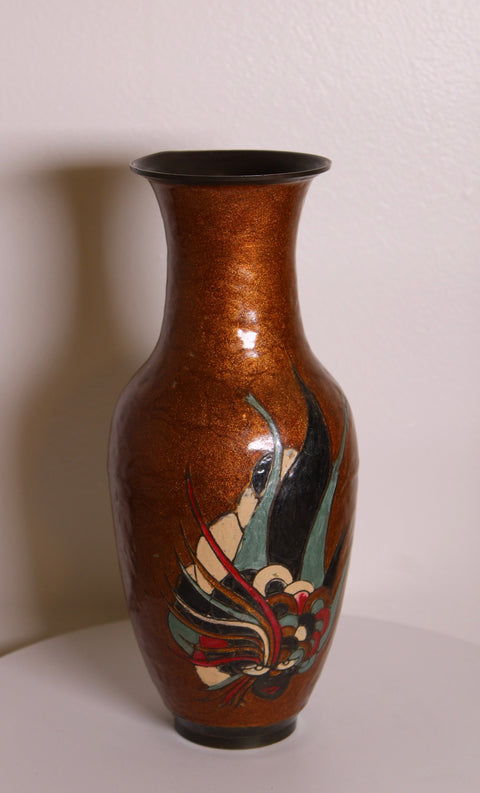 Copper Glaze Art Vase