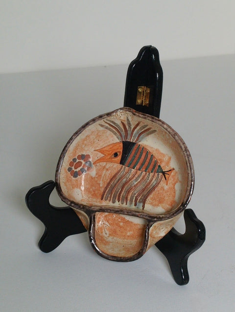Vintage Ceramicarte Cascais Portugal Fish Bowl Hand Painted Portuguese Pottery