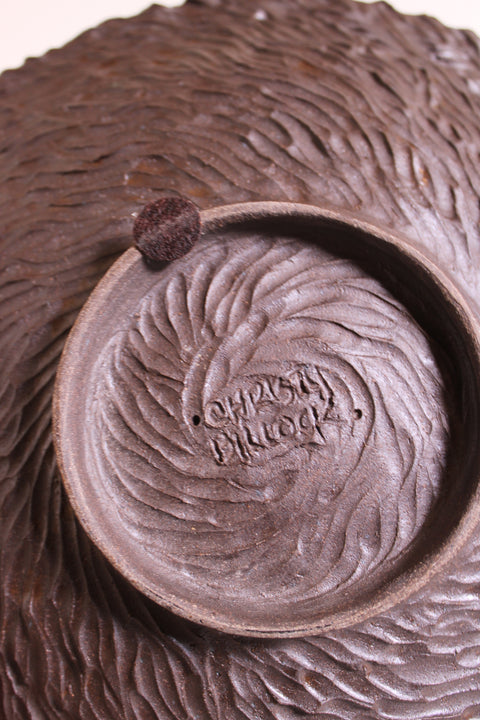 Blue Spiral Studio Pottery Charger