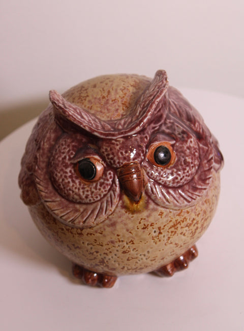 Vintage Ceramic Owl Figure