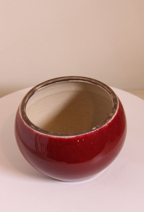 Oxblood Cachepot Planter