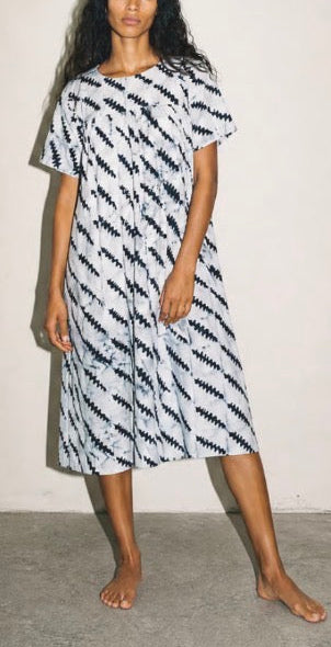 Vintage Blue Pattern Tunic