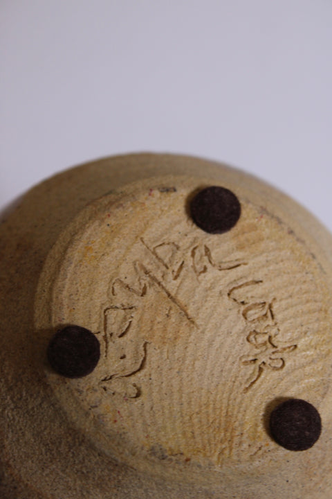 Signed Small Studio Pottery Bud Vase | Vintage Ceramic Vase