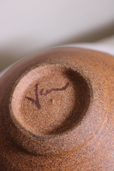 Carved Orb Studio Pottery Vase
