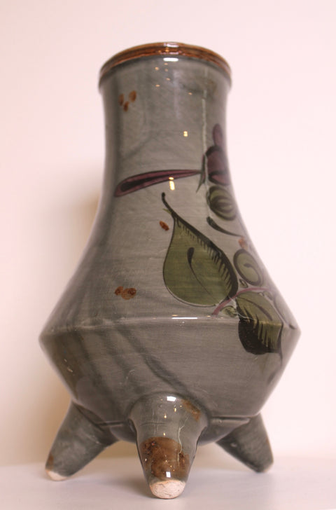 Tripod Celadon Floral Vase