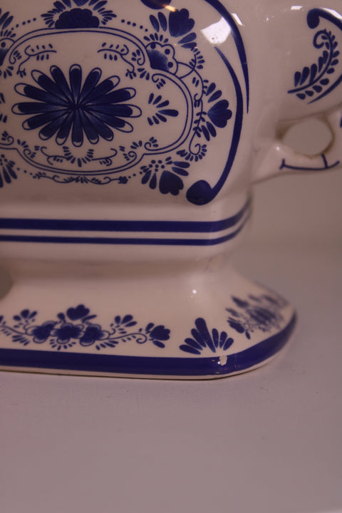 Blue & White Tulipiere Vase