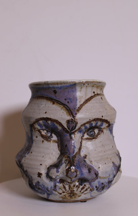 Figural Expression Face Studio Vessel