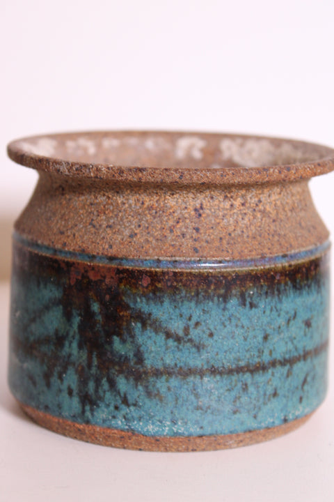 Turquoise Band Studio Pottery Bowl