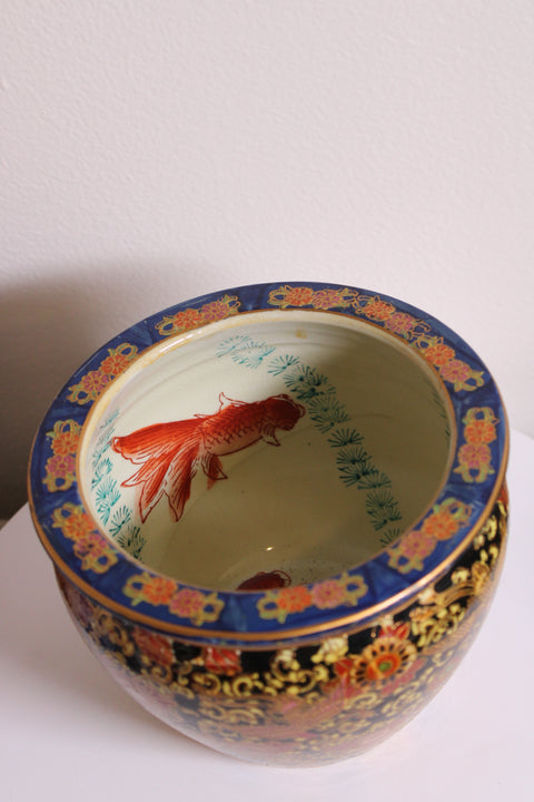 Vintage Chinese Phoenix Cachepot / Jardinière