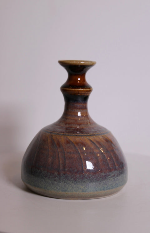 Tom Signed Studio Pottery Bottle Vase