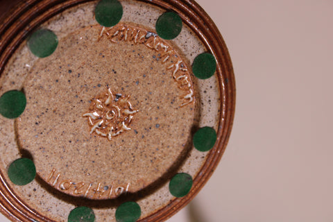 Mid Century Studio Pottery Covered Box