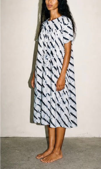 Vintage Blue Pattern Tunic