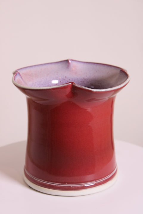Lotus Rim Studio Pottery Vase