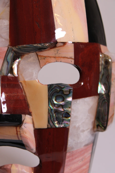 Mother of Pearl
 Death Mask Mosaic Sculpture