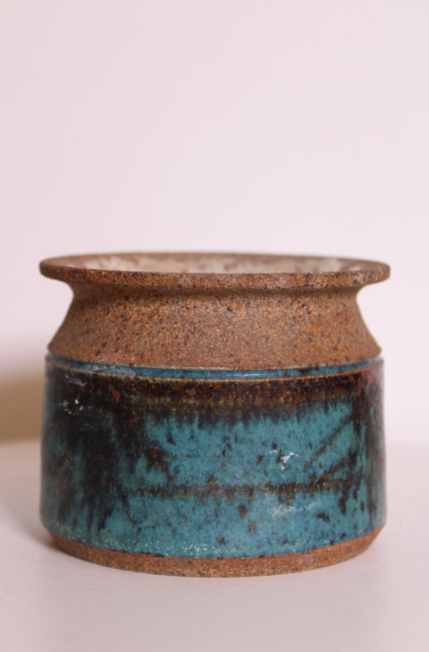 Turquoise Band Studio Pottery Bowl
