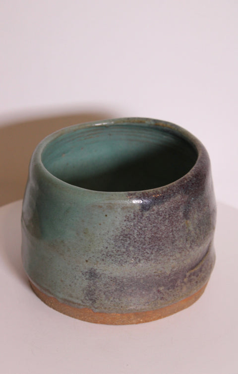 Blue-Green Studio Pottery Bowl