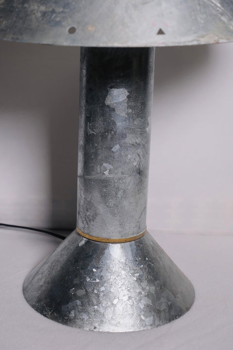 “Ron Rezek” Vintage Zinc Table Lamp