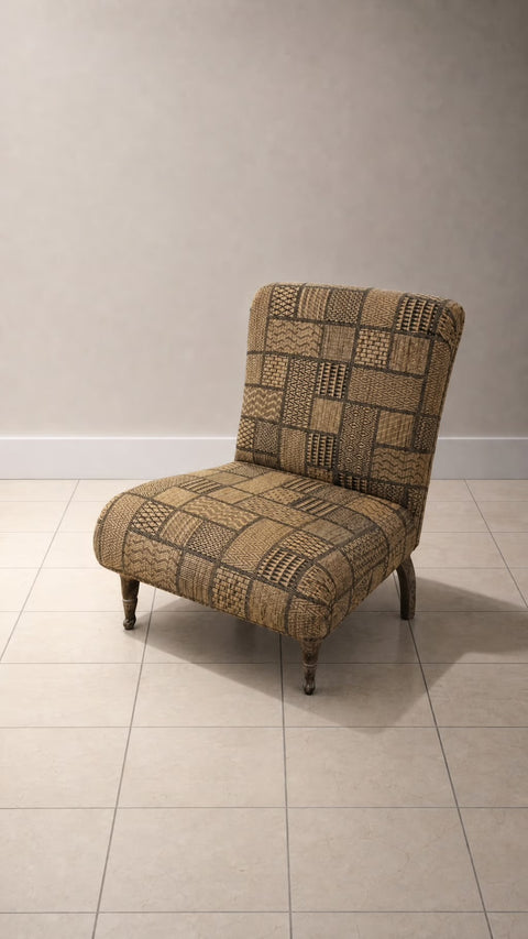 Armless Vintage Slipper Chairs