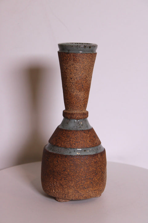 Brutalist Studio Pottery Chimney Vase