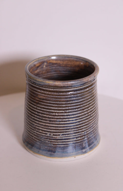 Volcanic Black Studio Vase