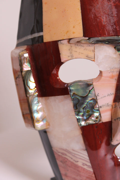Mother of Pearl
 Death Mask Mosaic Sculpture