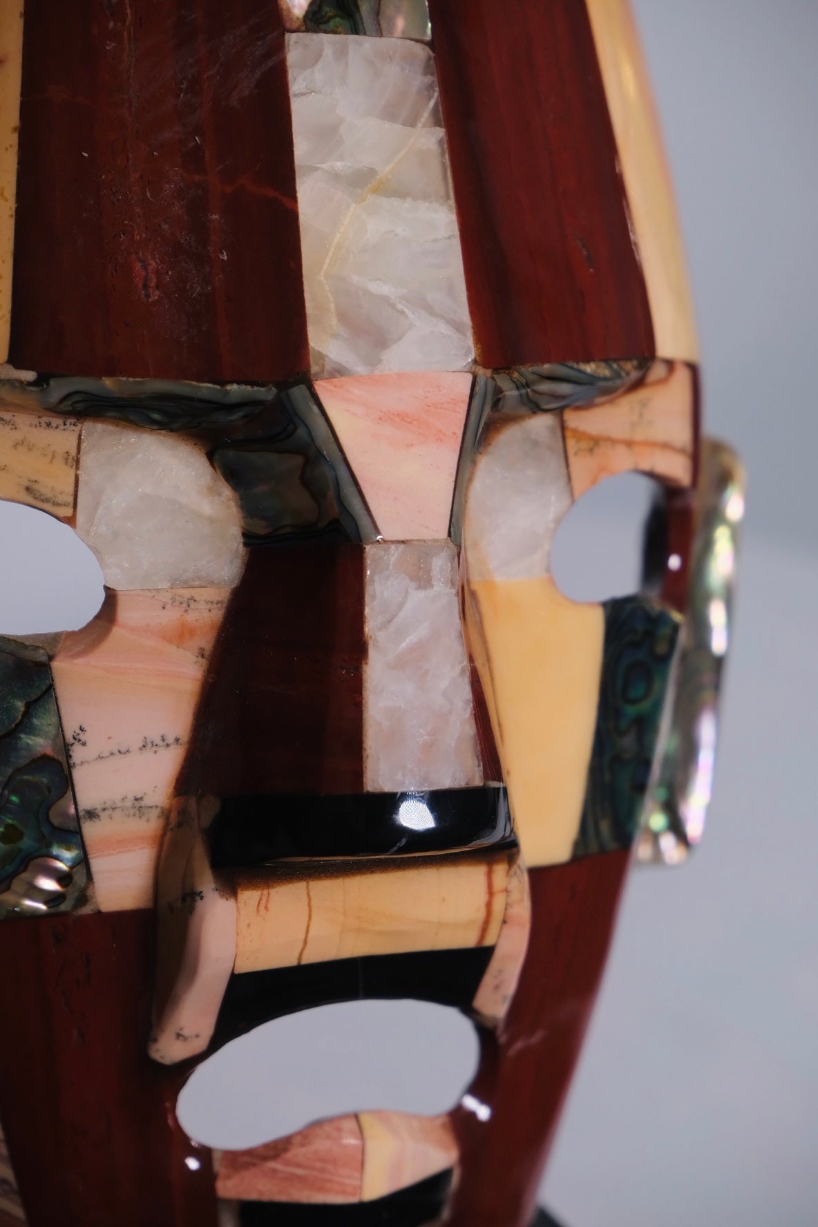 Aztec Mother of Pearl Death Mask (Vintage)